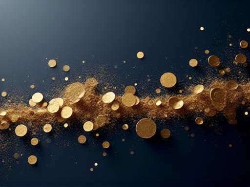 Abstract representation of financial growth and debt in the music industry